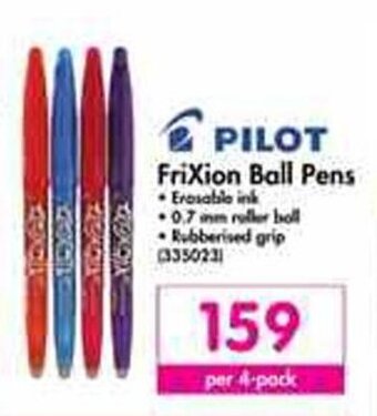 Makro Pilot FriXion Ball Pens 4-pack offer