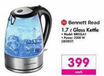 Makro Bennett Read 1.7L Glass Kettle offer