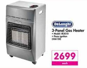 Makro DeLonghi 3-Panel Gas Heater offer