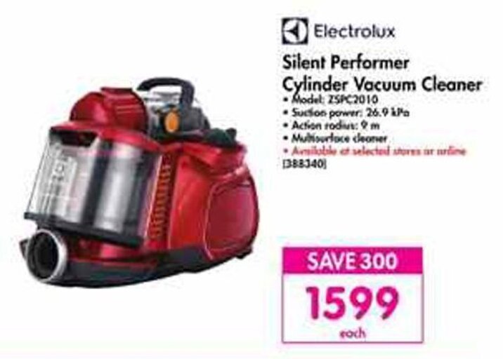 Electrolux Silent Performer Cylinder Vacuum Cleaner offer at Makro