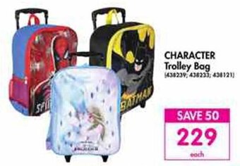 Makro Character Trolley Bag offer