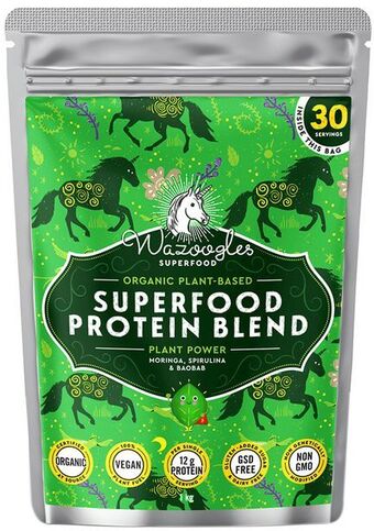 Wazoogles plant power superfood protein shake...