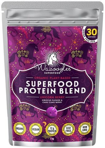 Faithful to Nature Wazoogles unicorn berry superfoods protein sh... offer