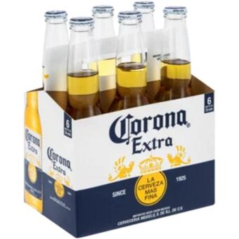 Corona extra beer bottles 6 x 355ml