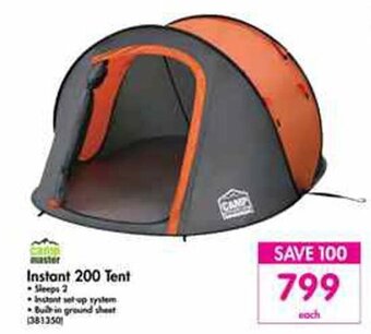 Makro Camp Master Instant 200 Tent offer