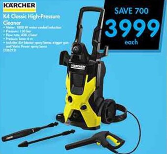 Makro K'a'rcher K4 Classic High-Pressure Cleaner offer