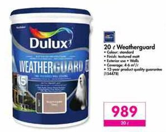 Makro Dulux 20L Weatherguard offer