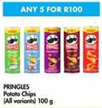 Makro Pringles Potato Chips All Variants 5 x 100g offer