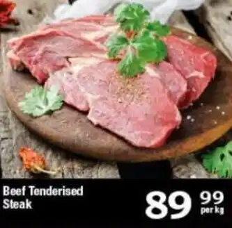 Oxford Freshmarket Beef Tenderised Steak per kg offer