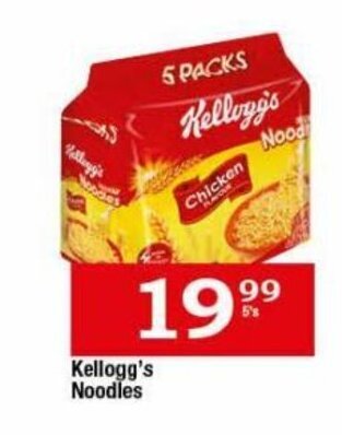 Oxford Freshmarket Kellogg's Noodles 5's offer
