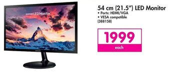 Makro Samsung 54cm (21.5") LED Monitor offer