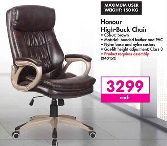 Makro Honour High-Back Chair offer