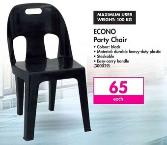 Makro Econo Party Chair offer