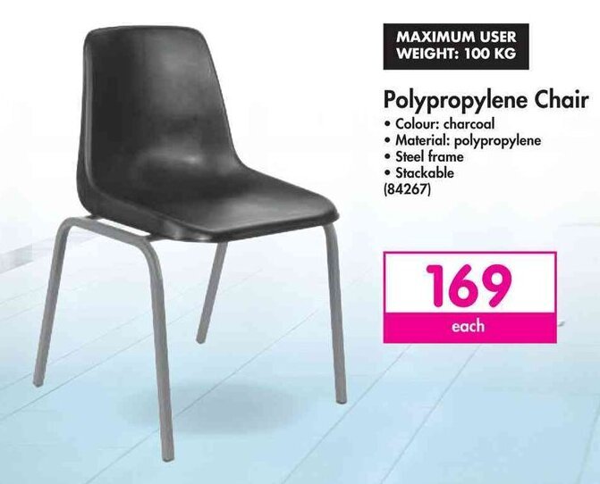 Polypropylene Chair offer at Makro