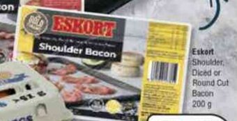 Spar Eskort Shoulder Diced or Round Cut Bacon 200g offer