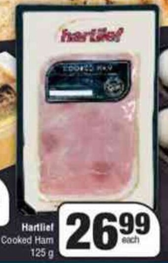 Spar Hartlief Cooked Ham 125g offer