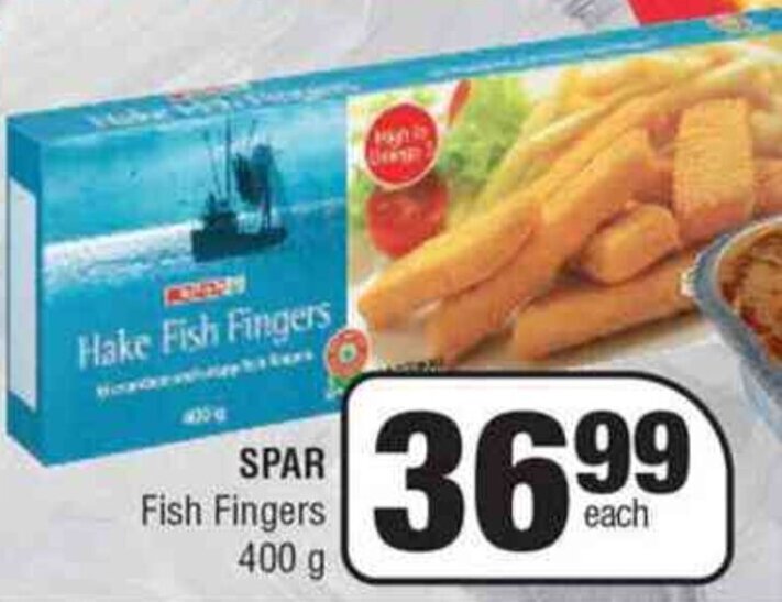 Spar Fish Fingers 400g offer at Spar