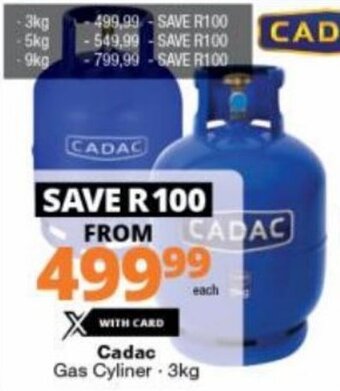 Checkers Cadac Gas Cylinder 3kg offer