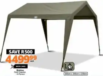 Bushtec Gold Gazebo 6-person