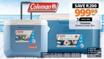 Checkers Coleman Xtreme Cooler Box offer