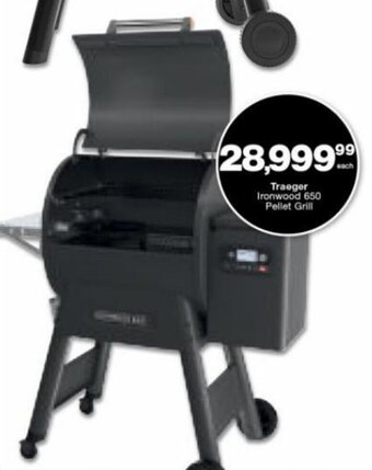 Checkers Traeger Ironwood 650 Pellet Grill offer
