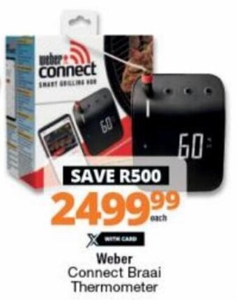 Checkers Weber Connect Braai Thermometer offer