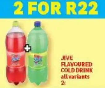 Usave Jive Flavoured Cold Drink all variants 2 x 2L offer