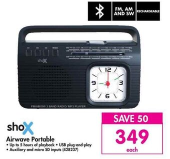 Makro Shox Airwave Portable offer