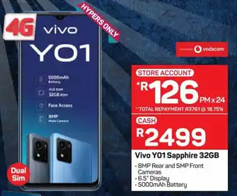 Vivo Y01 Sapphire 32GB