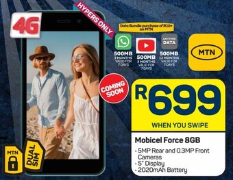 Pick n Pay Mobicel Force 8GB offer