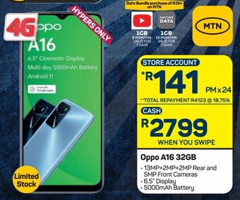 Oppo A16 32GB