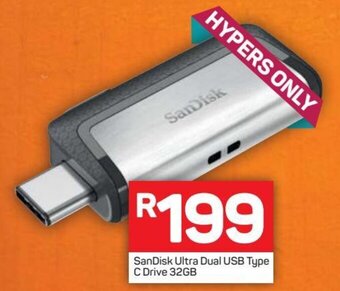 Pick n Pay SanDisk Ultra Dual USB Type C Drive 32GB offer