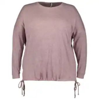 Plus size soft touch top with side tie