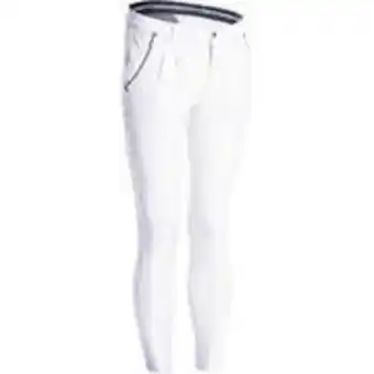 Grip 560 horse riding silicone patch competition jodhpurs - white
