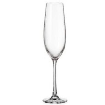 Bohemia 6pc flute glasses 260ml