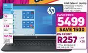 Game HP Intel Celeron Laptop offer