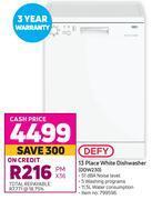 Game Defy 13 Place White Dishwasher DDW230 offer