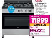 Game Defy 5 Burner New York Series Gas Cooker offer