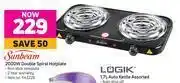 Game Sunbeam 2000W Double Spiral Hotplate offer