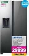 Game Samsung 617 L Side-By-Side Black Mirror Fridge RS64R53 offer