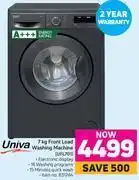 Game Univa 7 Kg Front Load Washing Machine UFL701 offer