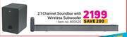 Game JVC 2.1 Channel Soundbar With Wireless Subwoofer offer