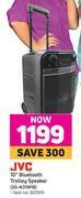 Game JVC 10" Bluetooth Trolley Speaker XS-N319PB offer