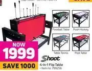 Game Shoot 4-In-1 Flip Table 799256 offer