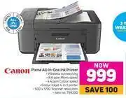 Game Canon Pixma All In One Ink Printer offer