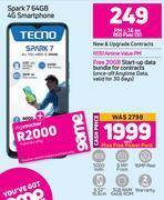Game Tecno Spark 7 64GB 4G Smartphone-Each offer