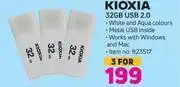 Game Kioxia 32GB USB 2.0-For 3 offer