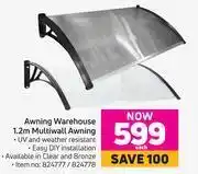 Game Awning Warehouse 1.2m Multiwall Awning-Each offer