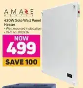 Game Amaze 420W Solo Wall Panel Heater offer