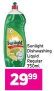 Game Sunlight Dishwashing Liquid Regular- 750ml offer